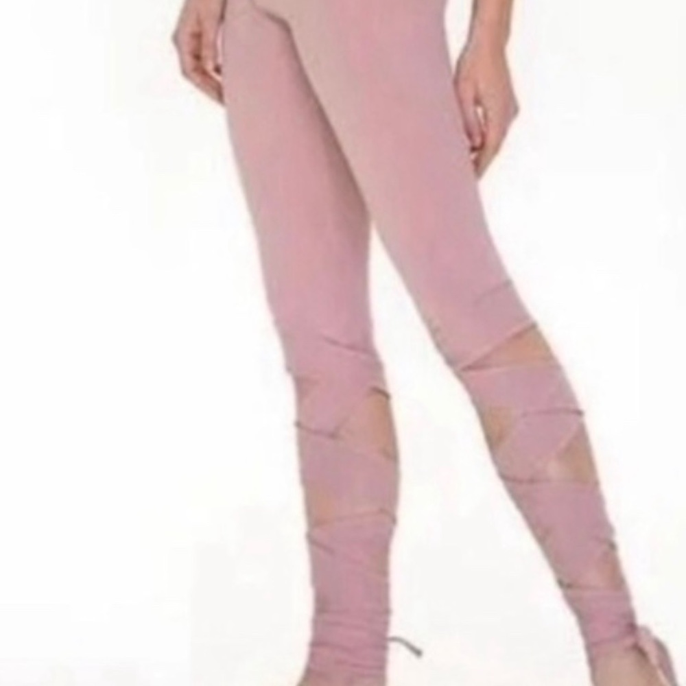 Free people movement ballerina tie leggings